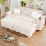 82" Multifunctional Modular Sleeper Sofa | Adjustable Backrest, Hidden Storage & Tool-free Assembly