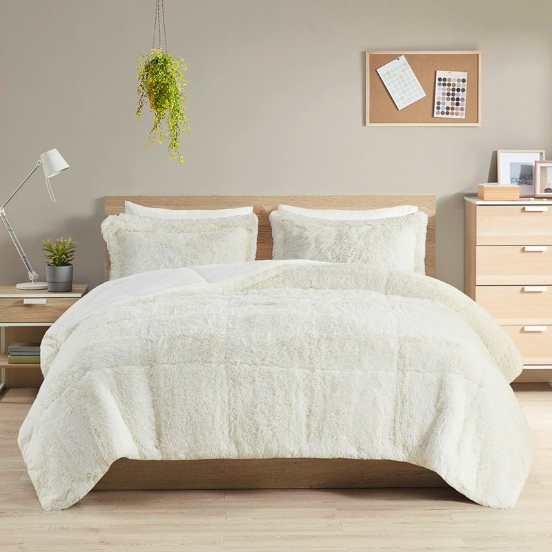 Simple / simple TG. Rembourrage. Revers doux et chaud. Et 2 taies décoratives. Style de chambre à coucher facile à nettoyer. Confort