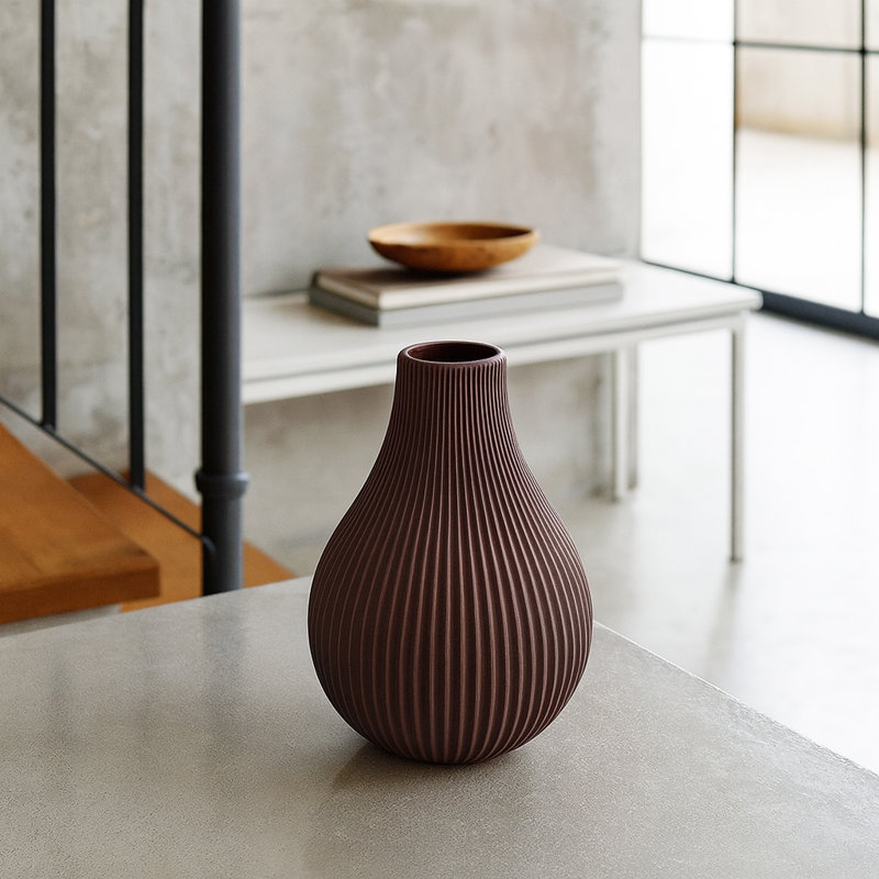 Vase de table Ruven, Rose