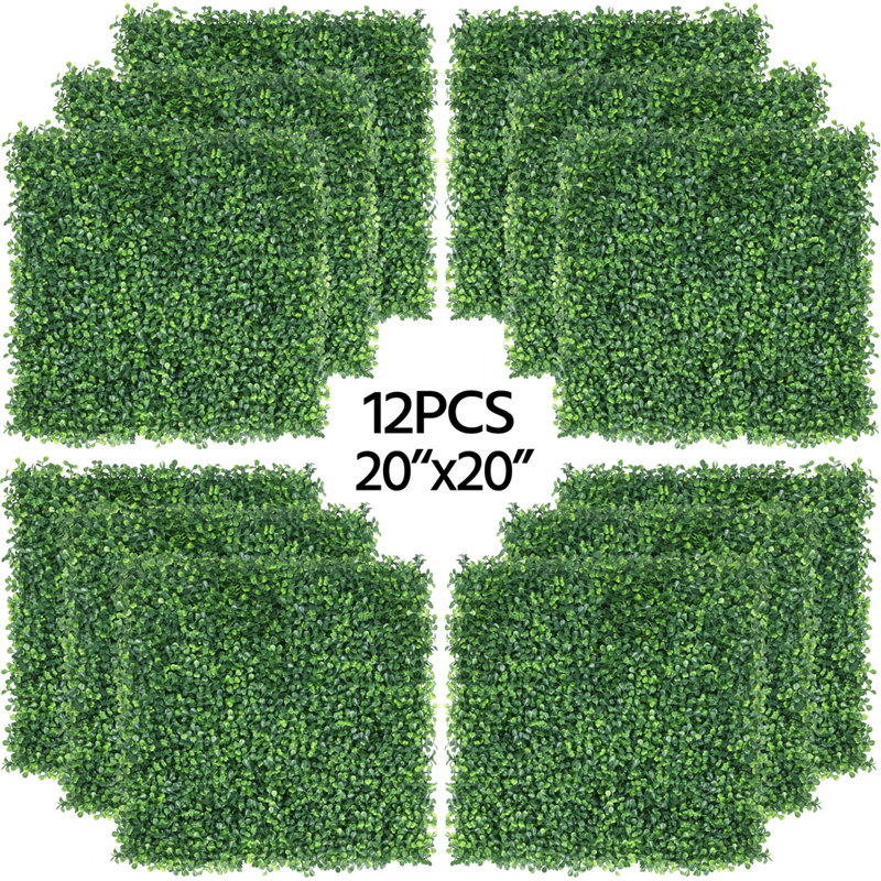 20” x 20” Artificial Boxwood Hedge Leaves