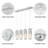4-Light Modern Pendant Light Adjustable Pendant Light Fixture crystal pendant light-1740574550