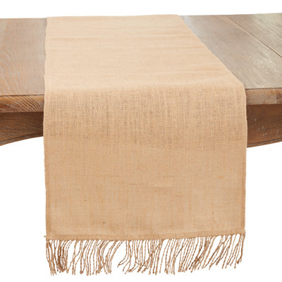 Chemin de table rectangulaire en jute Zubeir