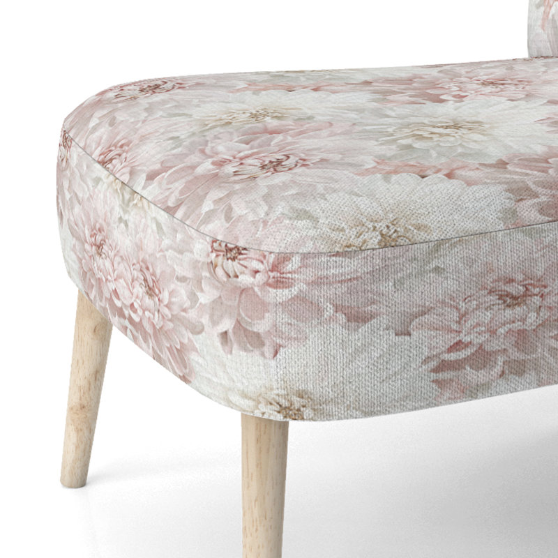 Chaise d'appoint floral Floral, Chaise d'appoint sans accoudoirs