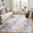 Modern Abstract Printed Area Rug Non-Slip Machine Washable Low Pile for Living Room Bedroom-2008530237-2008530178