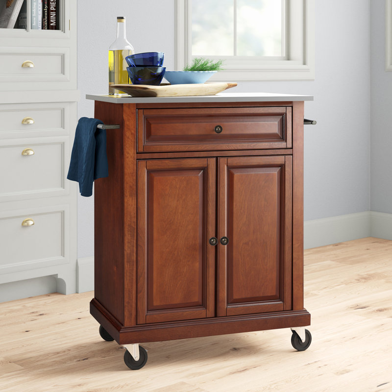 Hedon Kitchen Cart, Classic Cherry