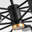 10-Light 30.7" Modern Sputnik LED Chandelier