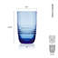 Mikasa Ciara Double Highball Glasses, Set Of 4, 18 Ounce