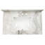 Comptoir de meuble-lavabo en noyer riche de 36 po x P 21 po avec plateau simple encastré rectangulaire Marella de Marly-132975032-132975038