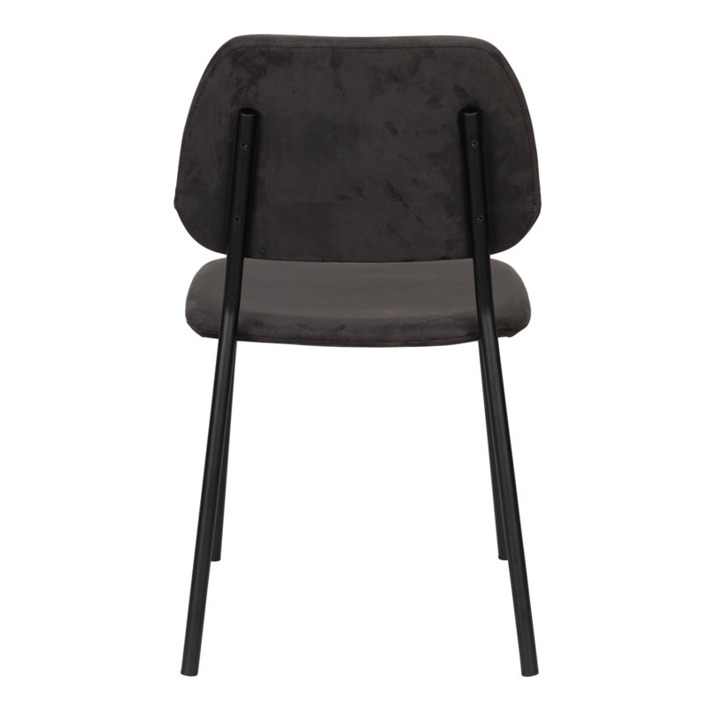 Darby Upholstered Dining Chair, Black
