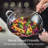 Anolon EverLast Carbon Steel Wok, 14-Inch, Black