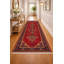 One-of-a-Kind 4'1" X 10'5" 1970s Runner Wool Area Rug in Red