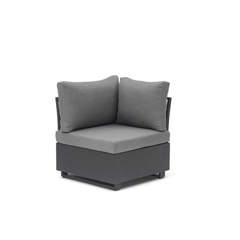 Kyahna Outdoor Armless Lounge Chair