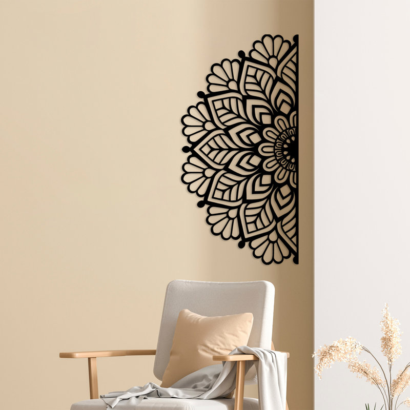 Hanah Home Wall Décor, Black, 117cm H x 59cm W x 0.15cm D