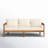 76.5'' Wide Straight Patio Sofa with Cushions