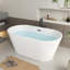 54'' x 29'' Freestanding Soaking Acrylic Bathtub-81515706