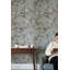 Papier peint floral traditionnel