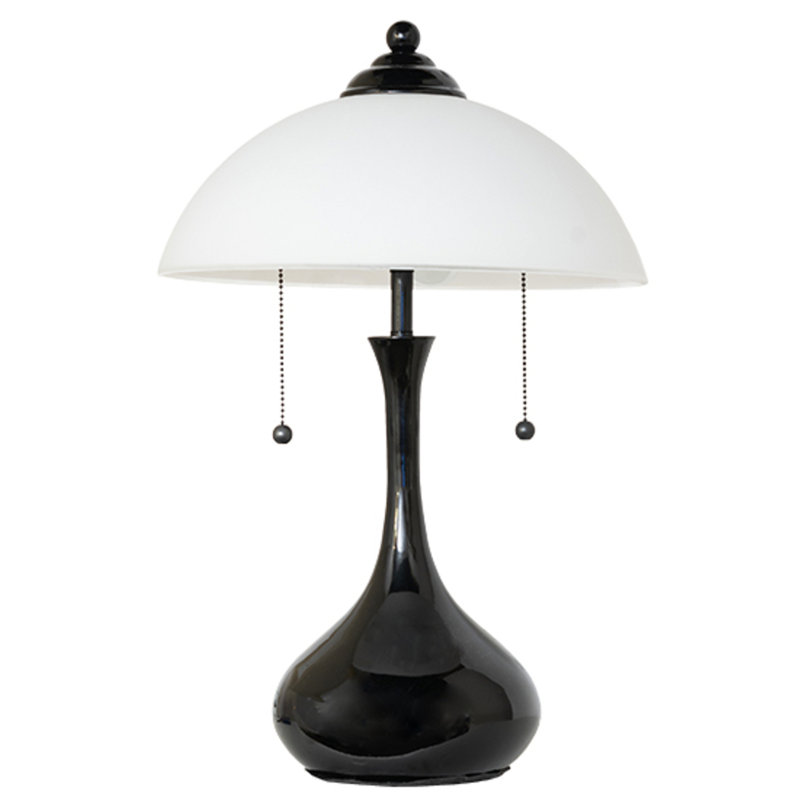 21" High Metro Frosty Glass Table Lamp