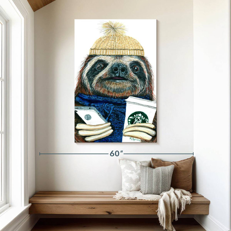 Brampt Urban Sloth, 48" H x 32" W