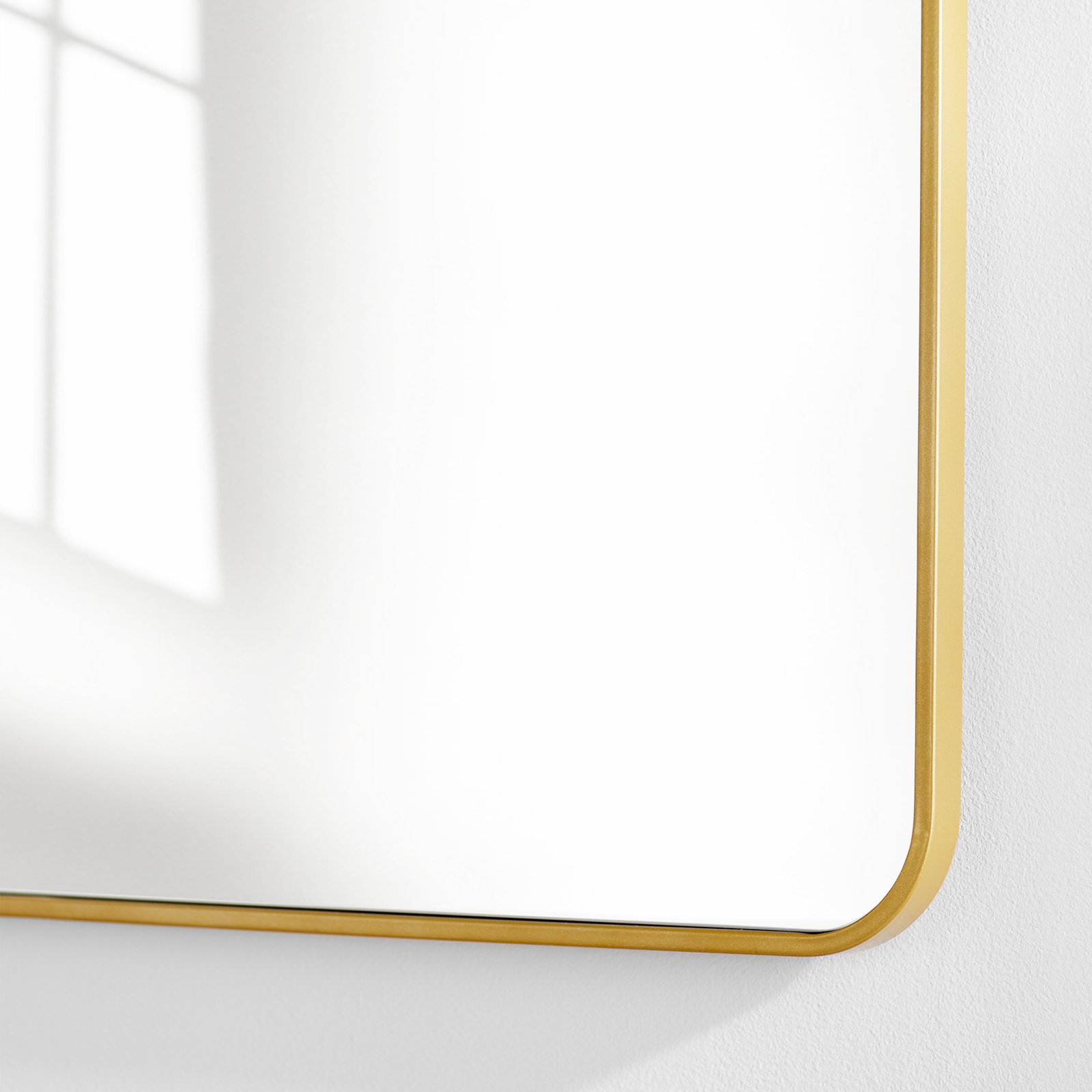 Sabine Accent Mirror, 32" x 24", Brass
