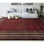 Tapis rouge noué à la main de haute qualité