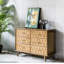 Commode d'appoint en chêne de style européen