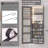47.2 In. Led Hanging Jewelry Armoire Organizer Cabinet With Full Length Mirror-918217199