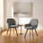 Rayshawn 22.83" W Linen Swivel Dining Chair-503307363