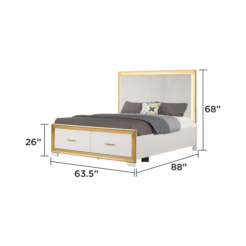 Lit plateforme Gilta, Grand