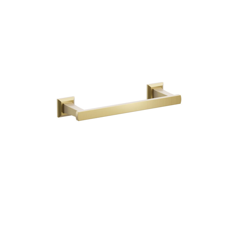 Porte-serviettes évasé transitionnel 9 po Emtek avec rosette carrée chanfreinée, Antique français