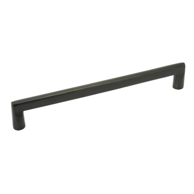 Rail 4" Center to Center Bar Pull, 4", Medium Bronze Patina