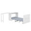 Armoire lit escamotable avec bureau en forme de L et coussin Murphy-118414045