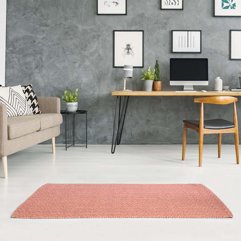 Tapis de zone rose art déco classic, Rectangle 2 pi x 3 pi