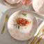 Ensemble d'assiettes et de bols Gibson Home Admiral, ensemble de vaisselle floral 16 pièces, ensemble de vaisselle en grès rose, assiettes à dîner, assiettes à salade, bols à pâtes et bols à céréales-130312561