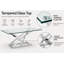 Ponemah Glass Top Metal Base Dining Table