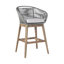 Tabouret de bar en bois d'eucalyptus avec corde Arra-1153543627-1153543626