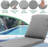 Outdoor Metal Chaise Lounge , Cushion Included-1975839429