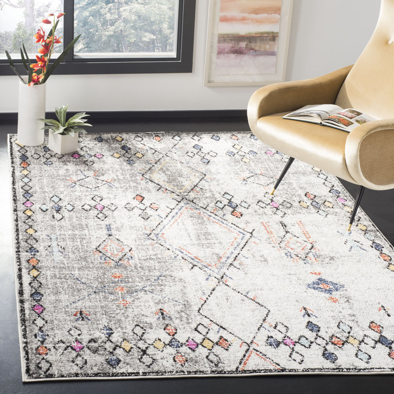 Muniz Performance Southwestern Rug, Rectangle 6' x 9'