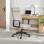 Tayari Upholstered Linen Fabric Swivel Office Chair - Contemporary Sleek Highback Rest-1941443262