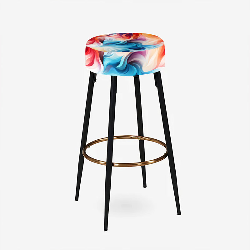 Rewis - Ensemble de 2 tabourets de bar géométriques