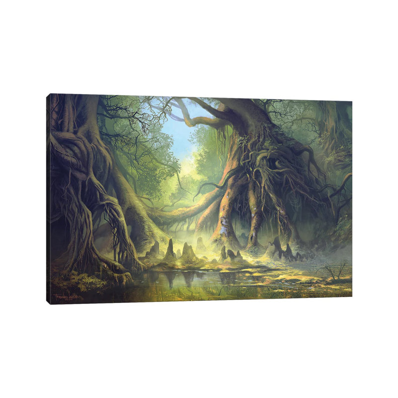 «Mystical Forest» par Ferdinand Ladera - photographie sur toile tendue, H 18 po x l 26 po x P 1,5 po