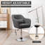 Twyman Upholstered Linen Swivel Armchair-62427037