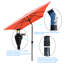 Parasol de patio extérieur de 9 pi x 6 pi - fabrication en acier rouille, auvent pour jardin rectangulaire imperméable de 6 pi x 9 pi avec manivelle, jardin à bouton-poussoir inclinable, cour arrière, piscine-1147757683