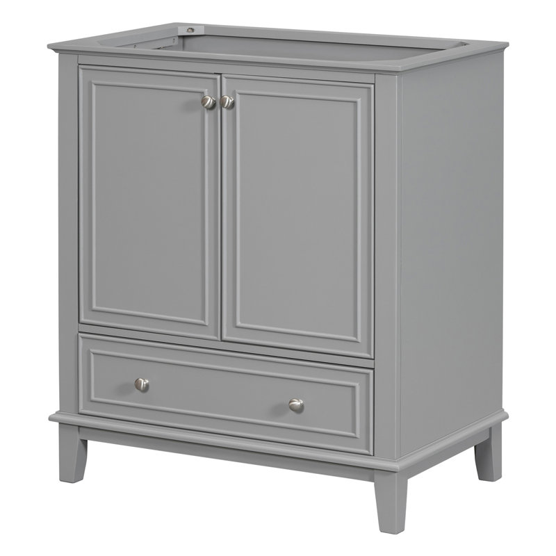 Meuble-lavabo 30 po sans lavabo, Gris