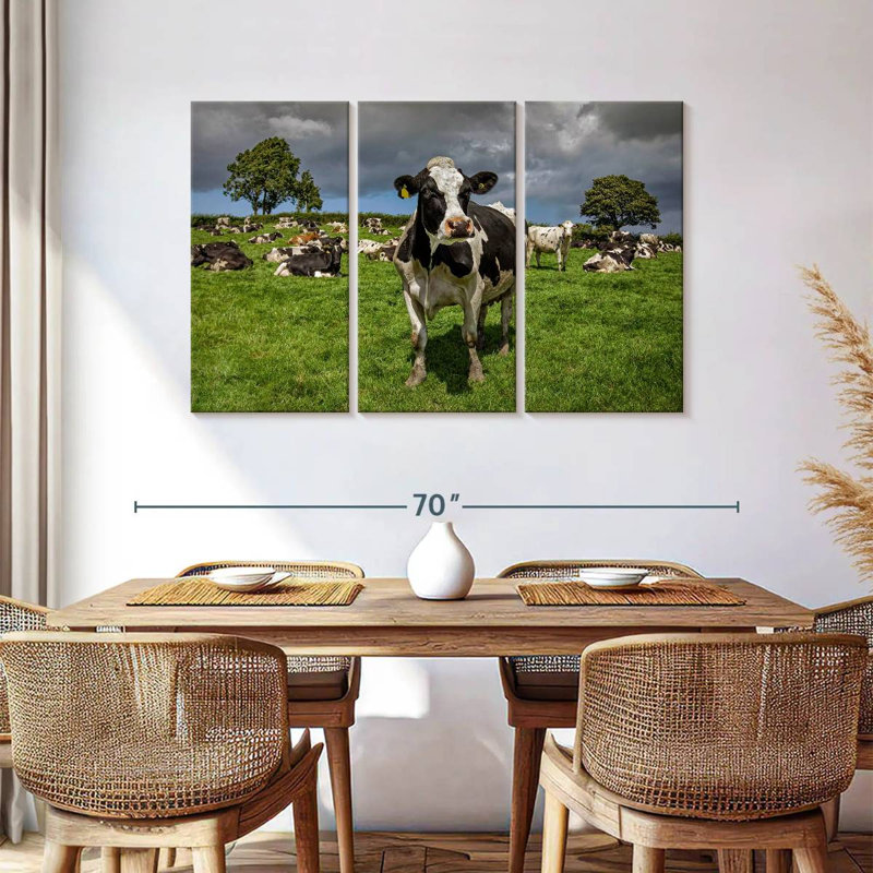 Brampt Holstein Cow, 36" H x 57" W