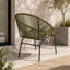 Chaise en osier, ensemble de 2