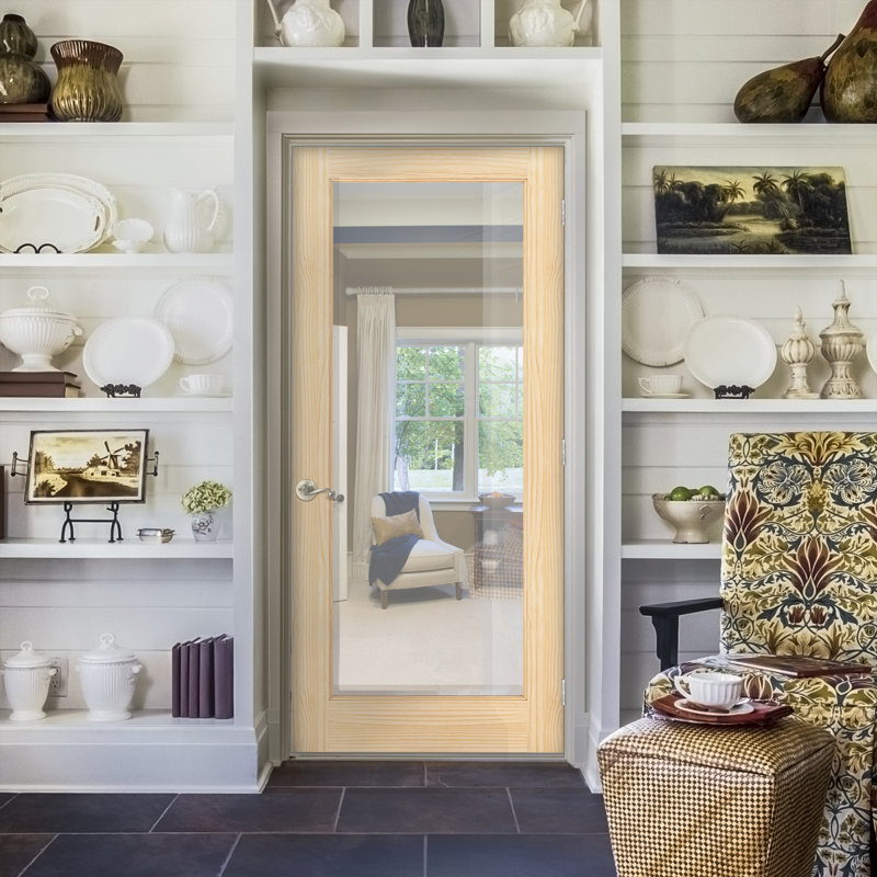 Portes françaises en verre, 30 po x 80 po, Côté gauche