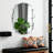 Frameless Scalloped Rectangle Irregular Wall Mirror Decorative Wall Hanging Mirror Vanity Mirror Beveled Edge