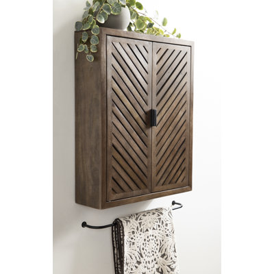 Armoire de salle de bain 2 portes Wildon Home® Domitilla