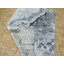 Tapis de zone en laine ivoire/grise 5 pi 10 po x 8 pi 6 po one-of-kind à la main noué la Constancia