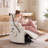 Power Rocker Recliner Chair With Phone Holder USB Charging Port And Side Pockets, 210° Swivel Nursery Reclining Chair With Adjustable Backrest And Footrest-1650055857
